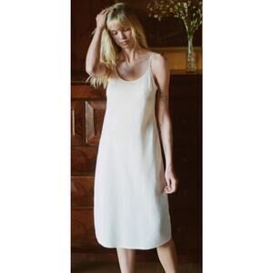 Christy Dawn Casual Slip Dress Maxi Long Recycle ECO Luxury Minimal USA XL